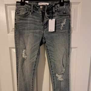 DENIM JEANS DISTRESSED NWT sz 27